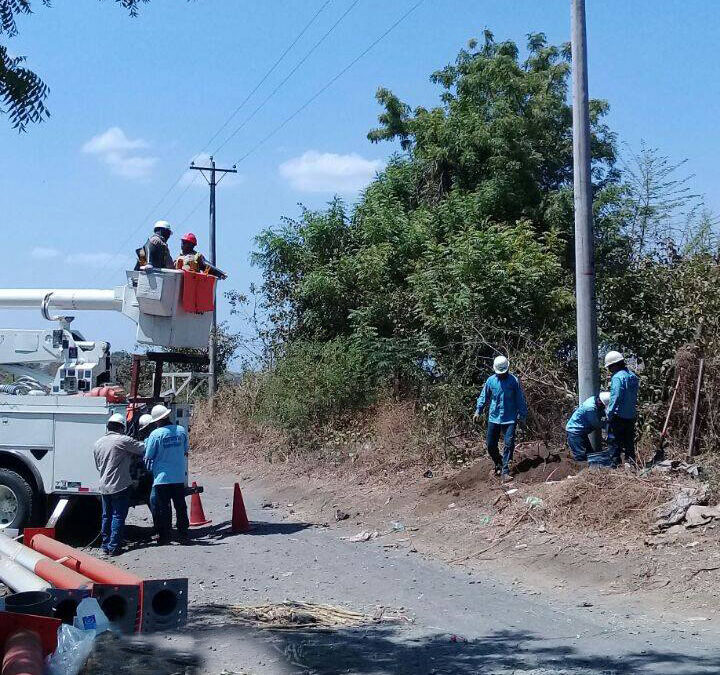 SERCONISA ejecuta proyecto de Obras Eléctricas en Cosmapa Chinandega