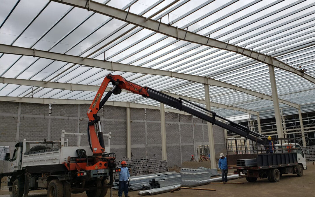 SERCONISA Ejecuta Proyecto de instalación de Estructura metálica en Bodega de ALPHA TEXTIL